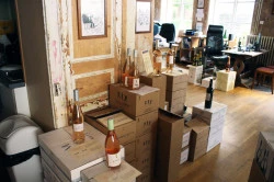 Bouteille de champagne à Ardres